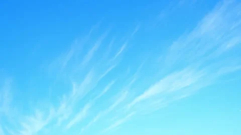 Timelapse of the blue sky with white clouds, Time-lapse footage. Stock Footage 249730126