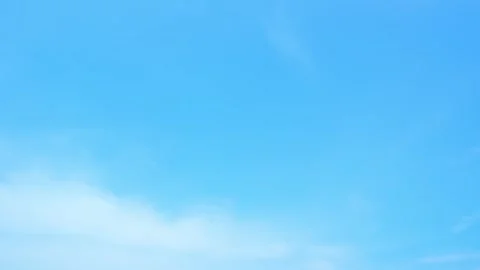 Timelapse of the blue sky with white clouds, Time-lapse footage. Stock Footage 249730392