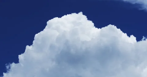 Timelapse of Blue sky with white clouds. Stock Footage 287850867
