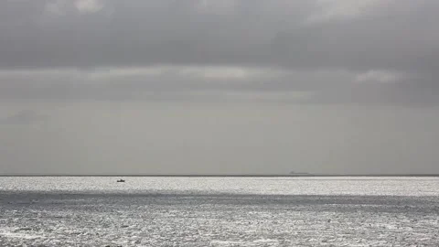 Timelapse of Boat Traversing the Pacific Ocean Stock Footage 178662837