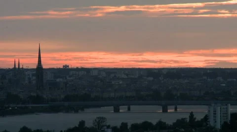 Timelapse Bordeaux 3 Stock Footage 7750234