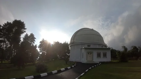 Timelapse Bosscha Observatory Video stock 234720451