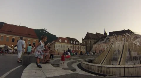 Timelapse in Brasov Video stock 46507940