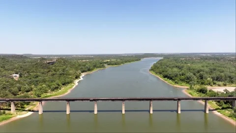 Timelapse on the Brazos River Stock Footage 247672607