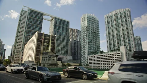 Timelapse Brickell Bridge. Vidéo 167971000