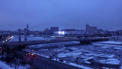 Timelapse of Bridge Day To Night (Loop) Stock Footage 72066979