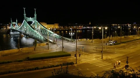 Timelapse from a bridge Video stock 71273771