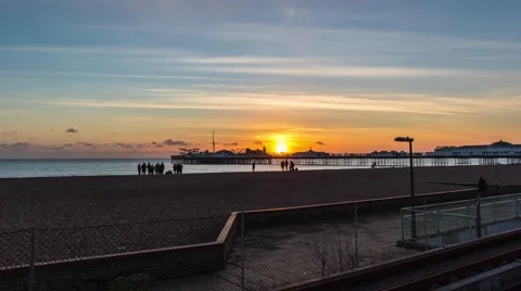 Timelapse brighton Video stock 45425623
