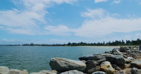 Timelapse - Brighton le Sands Beach, Sydney Stock Footage 164907230