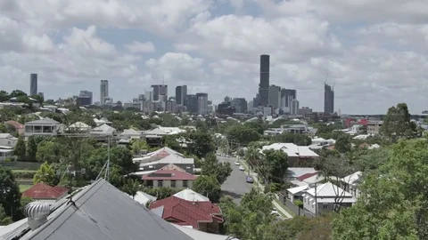 Timelapse - Brisbane Skyline Stock Footage 81362034