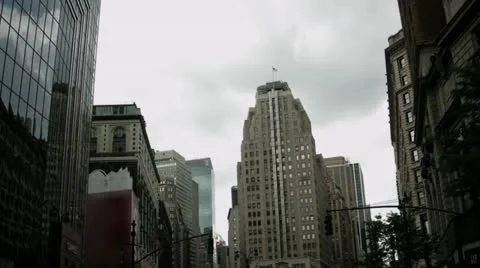 Timelapse Broadway intersection Video stock 11607484