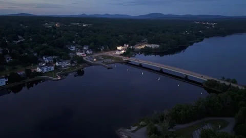 Timelapse Bucksprt 15 &amp; 1A dusk 6-27-26 Stock Footage 341401338