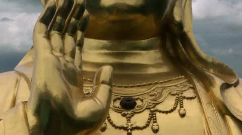 Timelapse Buddha statue Vídeo Stock 11610635