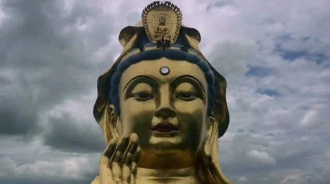 Timelapse Buddha statue 스톡 동영상 11610639