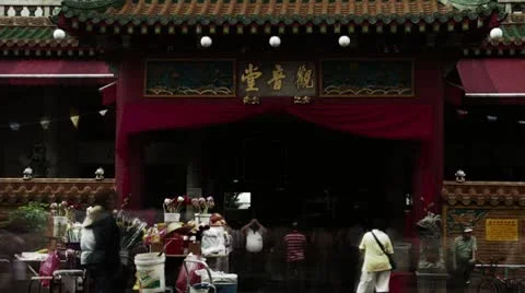 Timelapse Buddhist temple Vídeo Stock 11610628