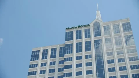 Timelapse of Building and Clouds Stock Footage 134410987