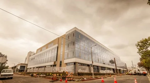 TimeLapse building in construction Stock Footage 49804953