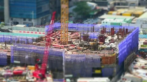 Timelapse: Building Construction Progress Stock Footage 277828945