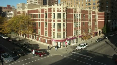 Timelapse building corner 스톡 동영상 11545441