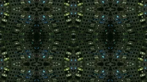 Timelapse building kaleidoscope 스톡 동영상 11608770