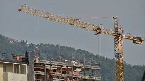 Timelapse of a building under construction Stock Footage 88958635