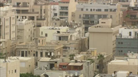 Timelapse of buildings from day to night Stock Footage 12761293