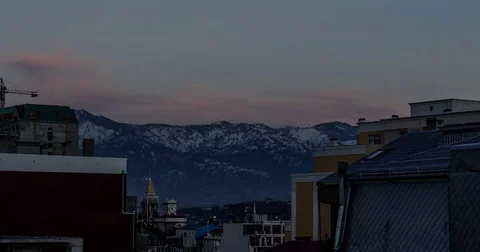 Timelapse of buildings Stock Footage 76560680