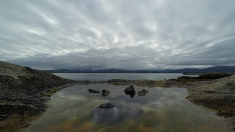 TIMELapse - Bukta, Tromso, Norway Stock Footage 92215829