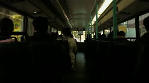 Timelapse bus ride 스톡 동영상 11548569