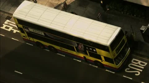 Timelapse bus stop 動画素材 11548575