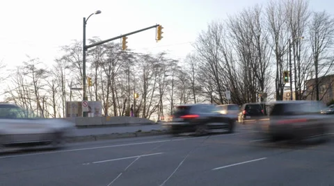 Timelapse of Busy Traffic 動画素材 34181996