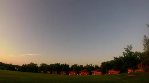 Timelapse Cabins Stock Footage 41832555