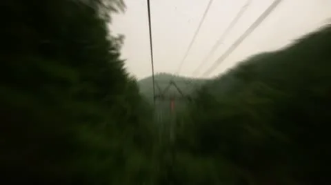 Timelapse cable car ride Vídeo Stock 11596636