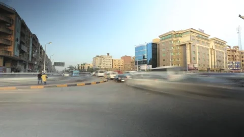 Timelapse of CAIRO TRAFFIC Stock Footage 193385902
