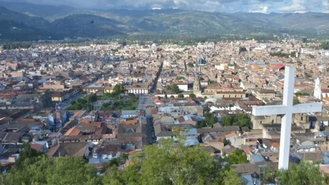 Timelapse of Cajamarca Peru Stock Footage 126258250