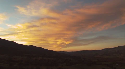 Timelapse California Sunset Stock Footage 47600679