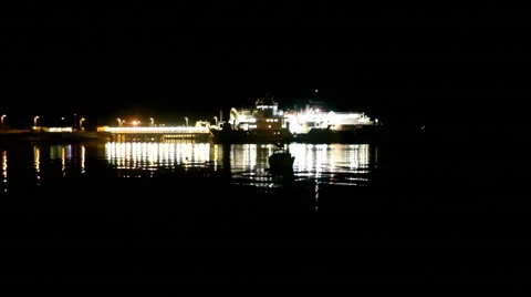 Timelapse of Calmac ferry MV Isle of Mull departing Craignure, Mull, Scotland Stock Footage 67366631