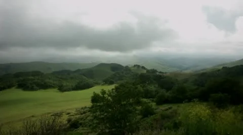 Timelapse Cambria landscape Stockbeeldmateriaal 11587394