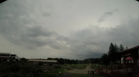 Timelapse Campus Storm Stock Footage 41832506