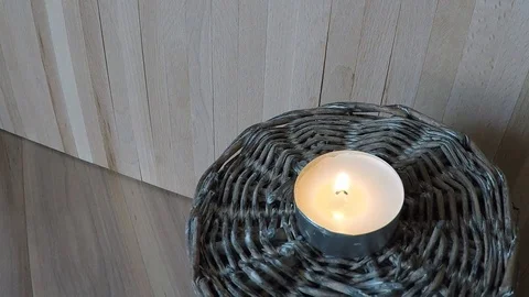 Timelapse of candle Stock Footage 86573895