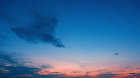 A timelapse captures the sunrise sky, Time-lapse footage. Stock Footage 295088299