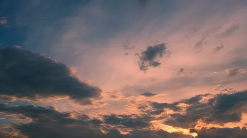 A timelapse captures the sunrise sky, Time-lapse footage. Stock Footage 298096276