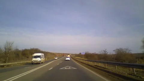 Timelapse by car via Adygea. Stock Footage 146675288