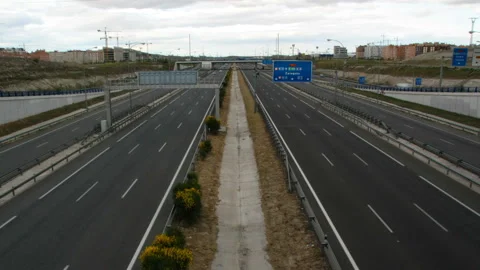 Timelapse of car traffic in highway Stock Footage 115080151