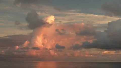 Timelapse of Caribbean Clouds Stock Footage 220637508
