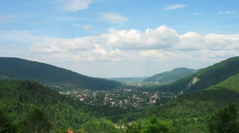 Timelapse Carpathian Mountains Stock Footage 11299381