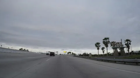 Timelapse of Cars Driving on 5 Freeway South Stock Footage 65163333