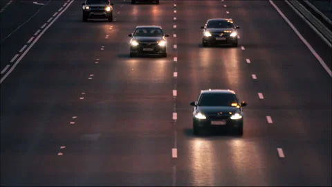Timelapse cars Video stock 168879207