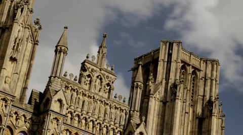 Timelapse Cathedral detail Stock Footage 5087810