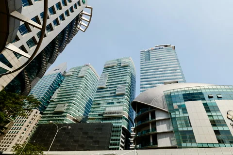 Timelapse of Central Business District Of Kuala Lumpur Stock Footage 66290081